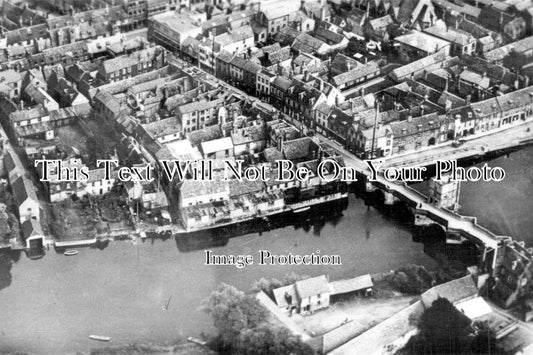 HU 183 - Aerial View Of St Ives Bridge, Cambridgeshire