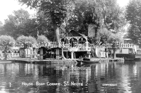 HU 203 - Houseboat Corner, St Neots, Cambridgeshire c1914