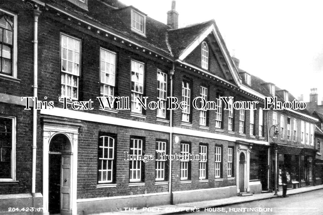 HU 248 - The Poet Cowpers House, Huntingdon, Cambridgeshire