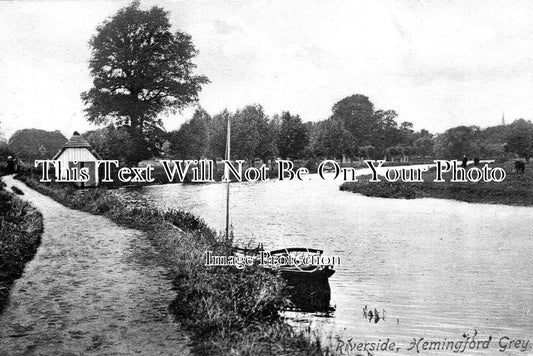 HU 266 - Riverside, Hemingford Grey, Cambridgeshire c1913