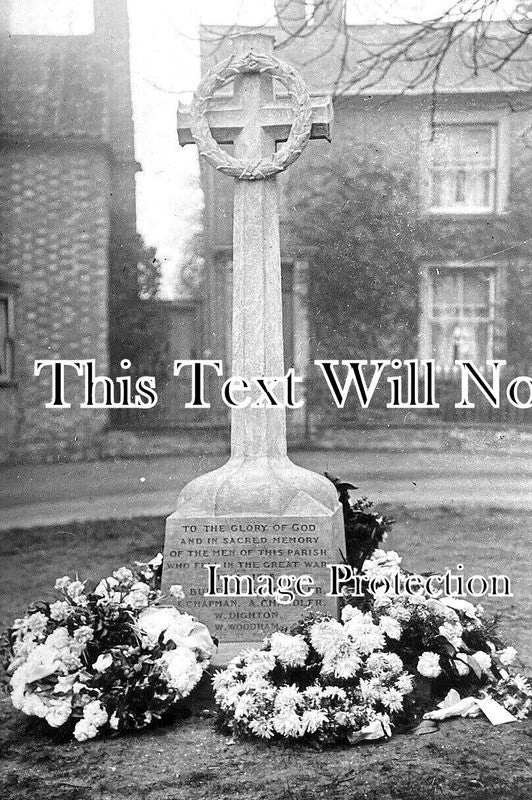 HU 273 - Spaldwick War Memorial, Cambridgeshire c1920 – JB Archive