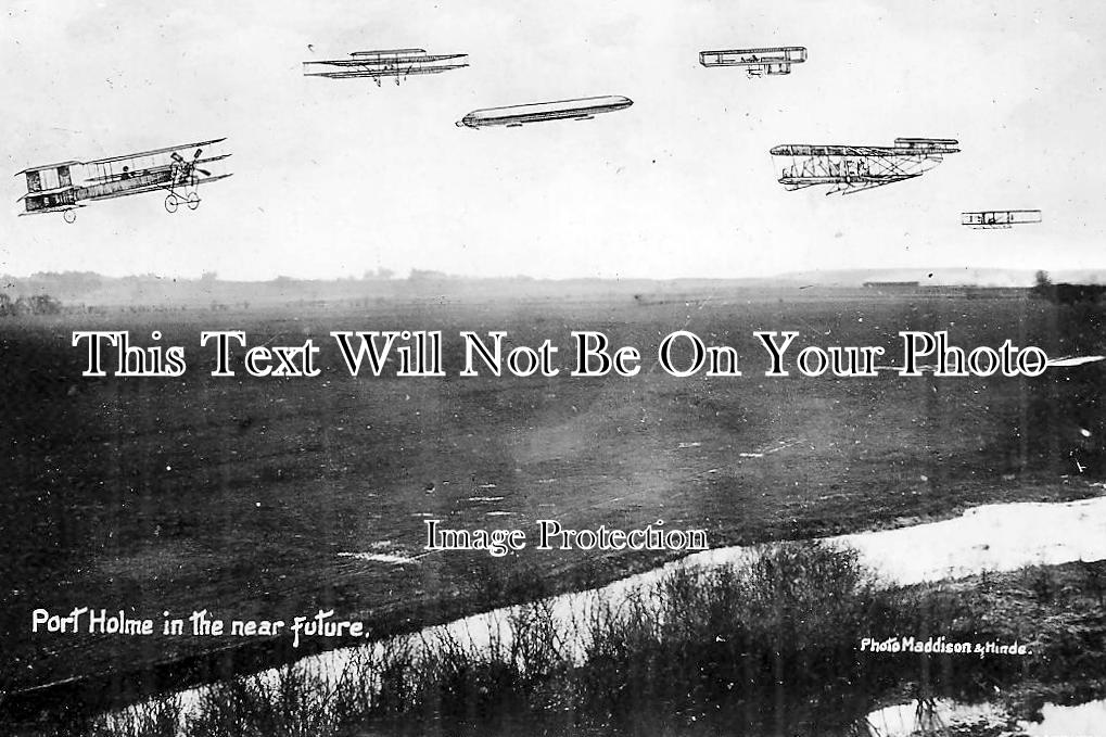 HU 55 - Port Holme Meadow Proposed Airfield, Godmanchester, Cambridgeshire c1910