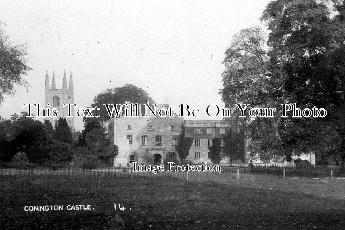 HU 78 - Conington Castle, Demolished 1955, Huntingdonshire, Cambridgeshire