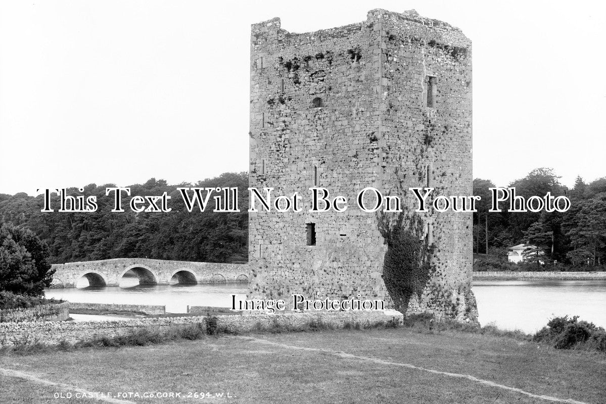 IE 10 - Belvelly Castle, Fota, County Cork, Ireland c1900