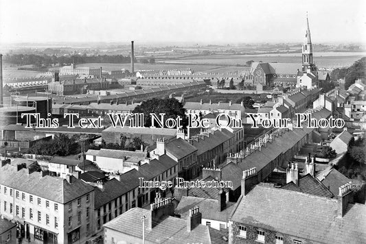 IE 11 - Birds Eye View, Lurgan, County Armagh, Ireland c1910