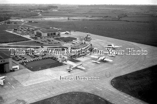 IE 121 - Dublin Airport, Collinstown, Ireland DC3 Aircraft 1954