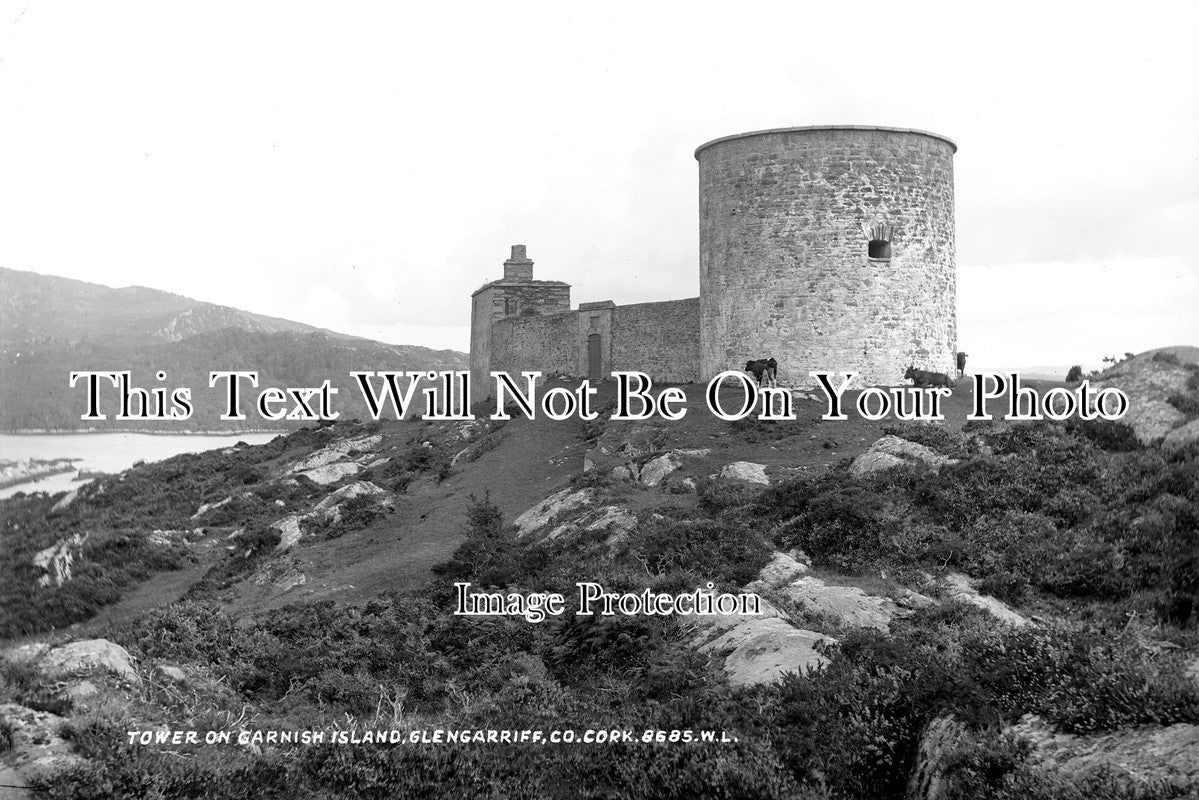 IE 49 - Garinish Island Tower, Glengarriff, County Cork, Ireland c1900