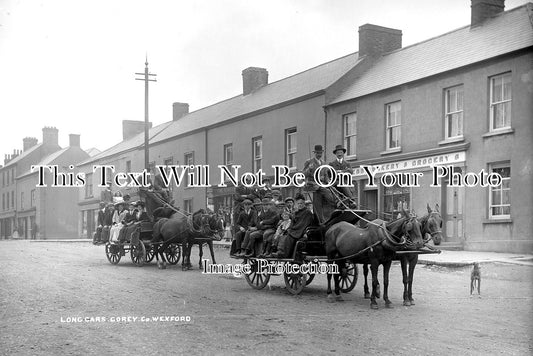 IE 64 - Long Cars, Gorey, County Wexford, Ireland c1900