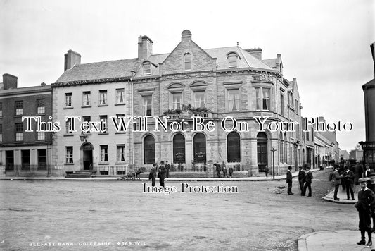 IE 8 - Belfast Bank, Coleraine, County Londonderry, Ireland c1890