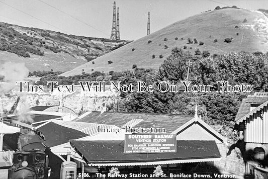 IO 1008 - Ventnor Railway Station & St Boniface Downs, Isle Of Wight