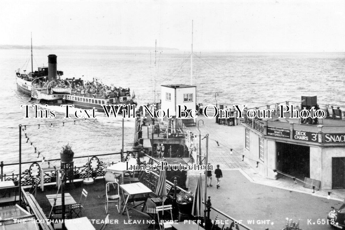 IO 1028 - The Southampton Steamer, Ryde Pier, Isle Of Wight