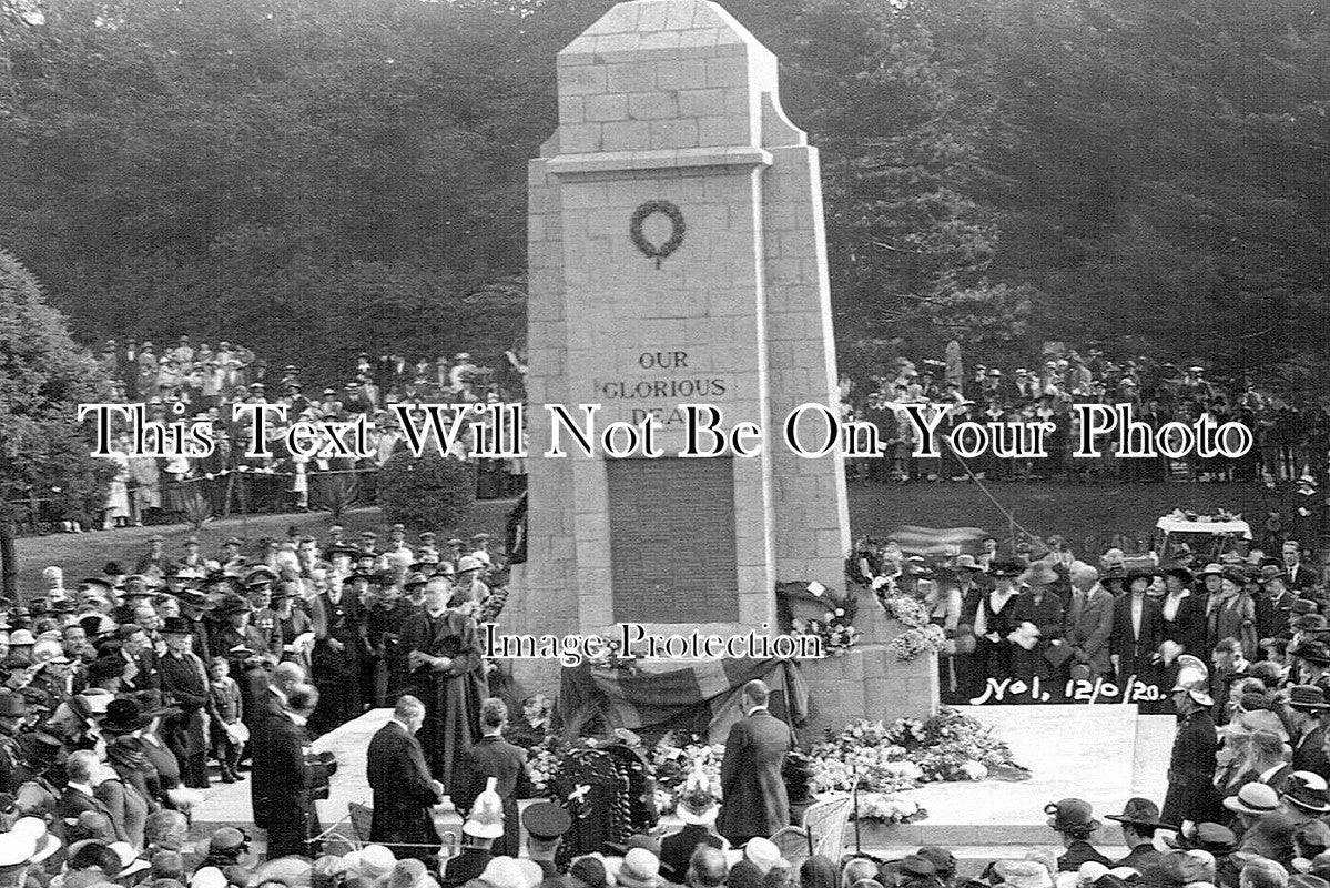 IO 1043 - Unveiling Of Ventnor War Memorial, Isle Of Wight