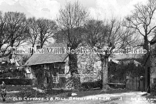 IO 1101 - Old Cottages & Mill, Brightstone Mill, Isle Of Wight c1927