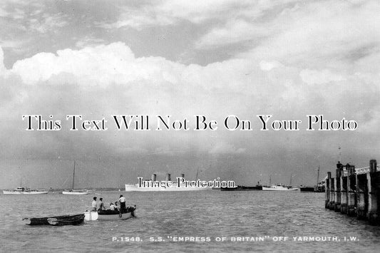 IO 1113 - SS Empress Of Britain, Yarmouth, Isle Of Wight c1939