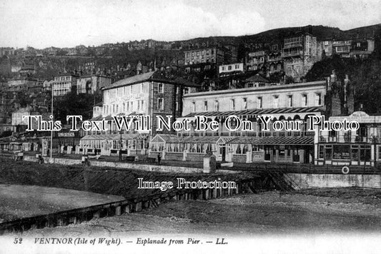 IO 112 - Esplanade From Pier, Ventnor, Isle Of Wight