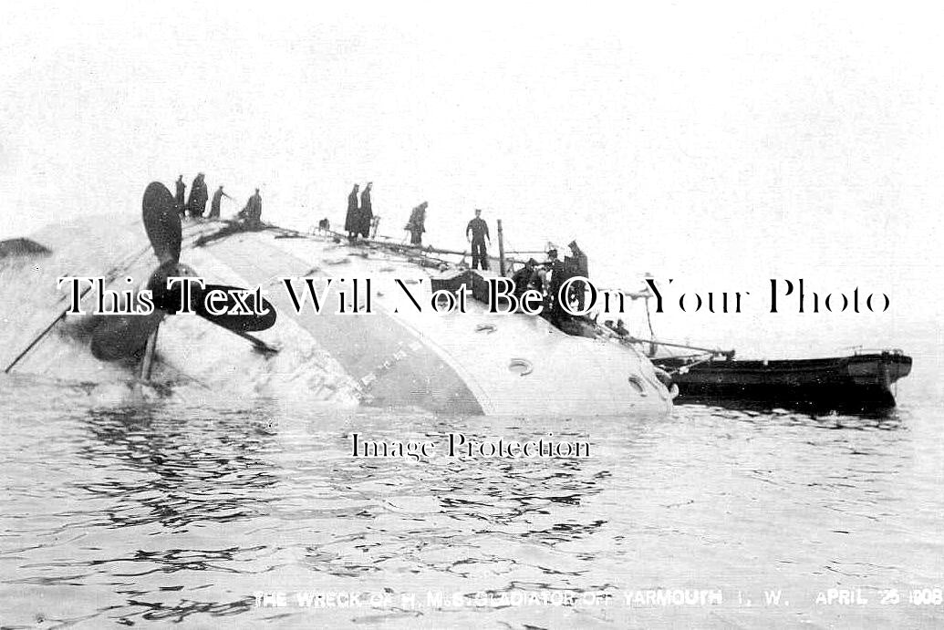 IO 1139 - HMS Gladiator Shipwreck Off Yarmouth, Isle Of Wight 1908