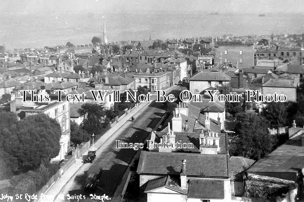 IO 1213 - John Street From All Saints Steeple, Ryde, Isle Of Wight