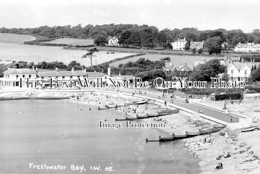 IO 1219 - Freshwater Bay, Isle Of Wight c1957
