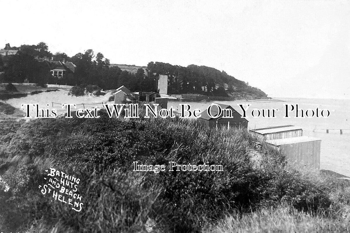 IO 1249 - Bathing Huts & Beach, St Helens, Isle Of Wight