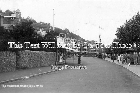 IO 172 - Esplanade, Shanklin, Isle Of Wight c1928