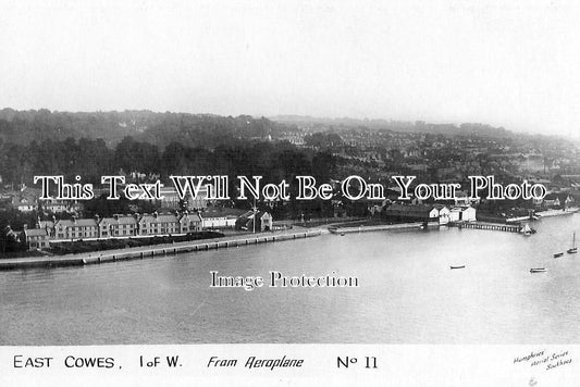 IO 188 - East Cowes From An Aeroplane, Isle Of Wight c1921