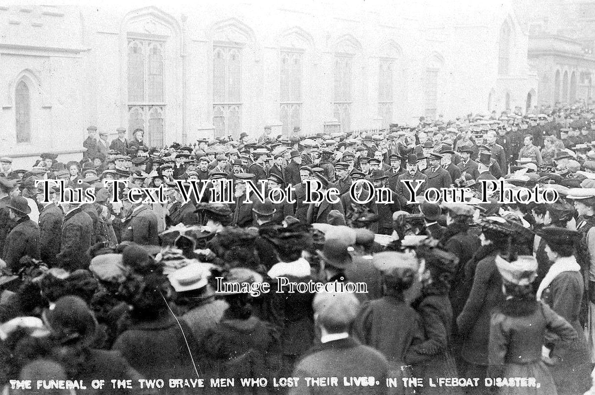 IO 2 - Funeral Of Lifeboat Crewe, Ryde, Isle Of Wight c1907