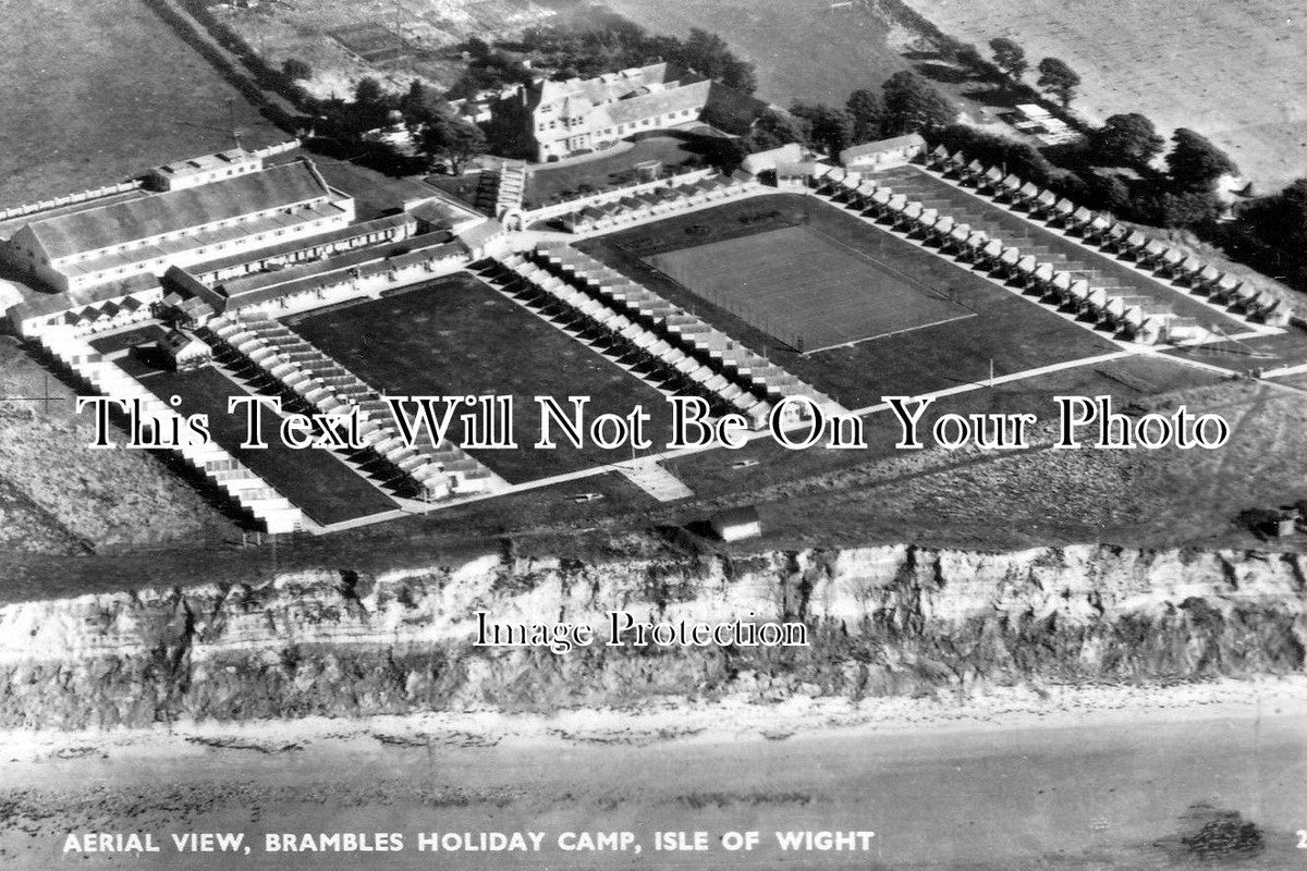 IO 217 - Aerial View Of Brambles Holiday Camp, Isle Of Wight