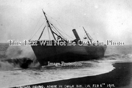 IO 226 - Trawler Nemrod Shipwreck, Chale Bay, Isle Of Wight 1910