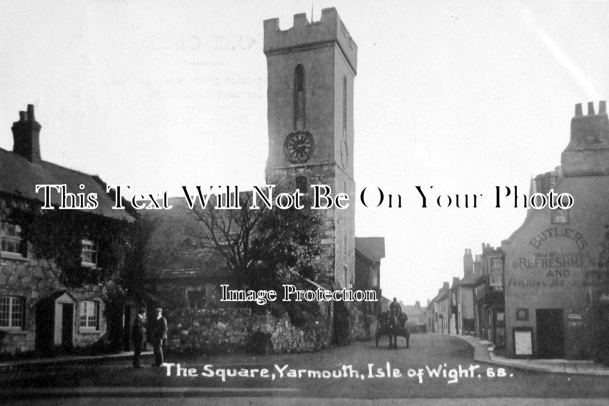 IO 253 - The Square, Yarmouth, Isle Of Wight c1911