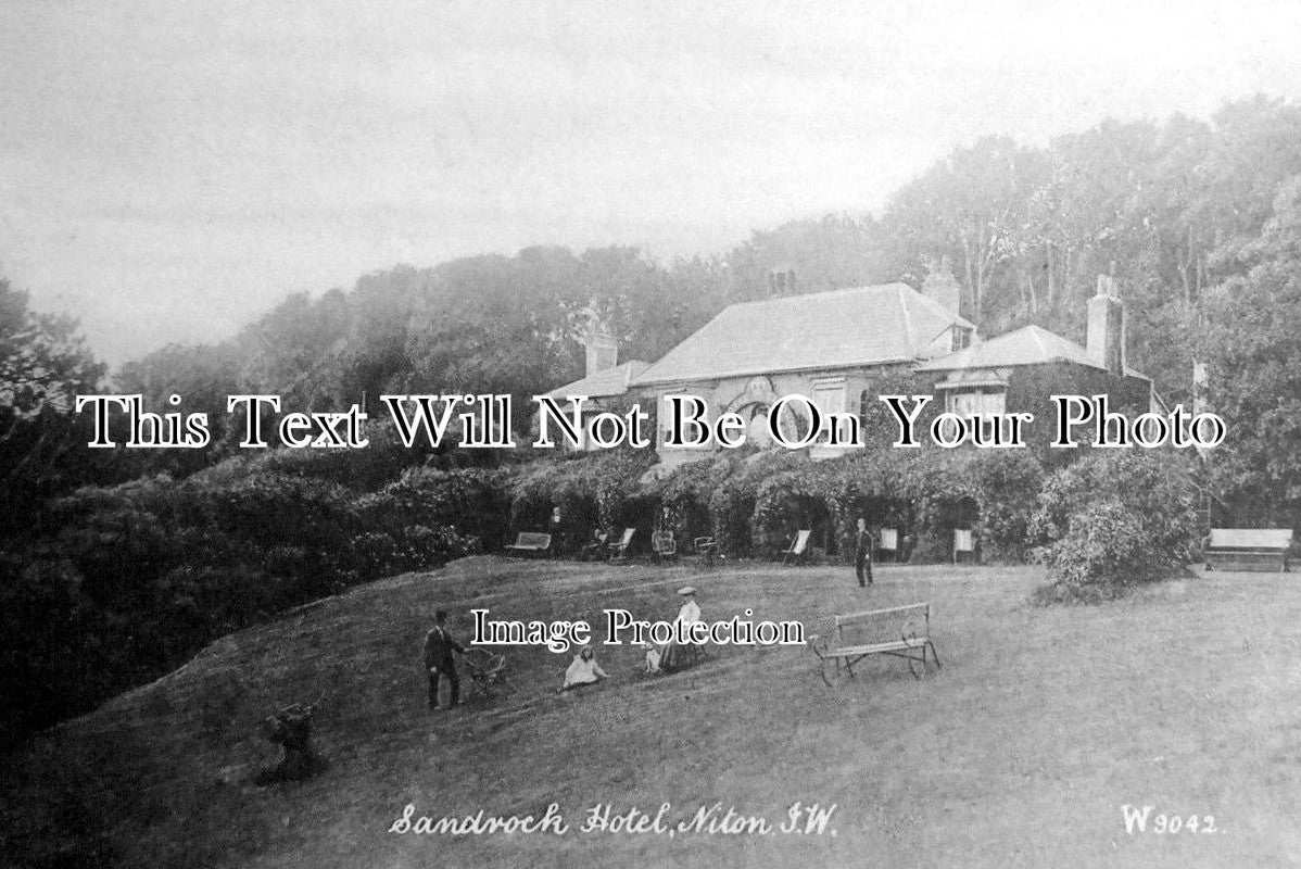 IO 285 - Sandroch Hotel, Niton, Isle Of Wight c1905