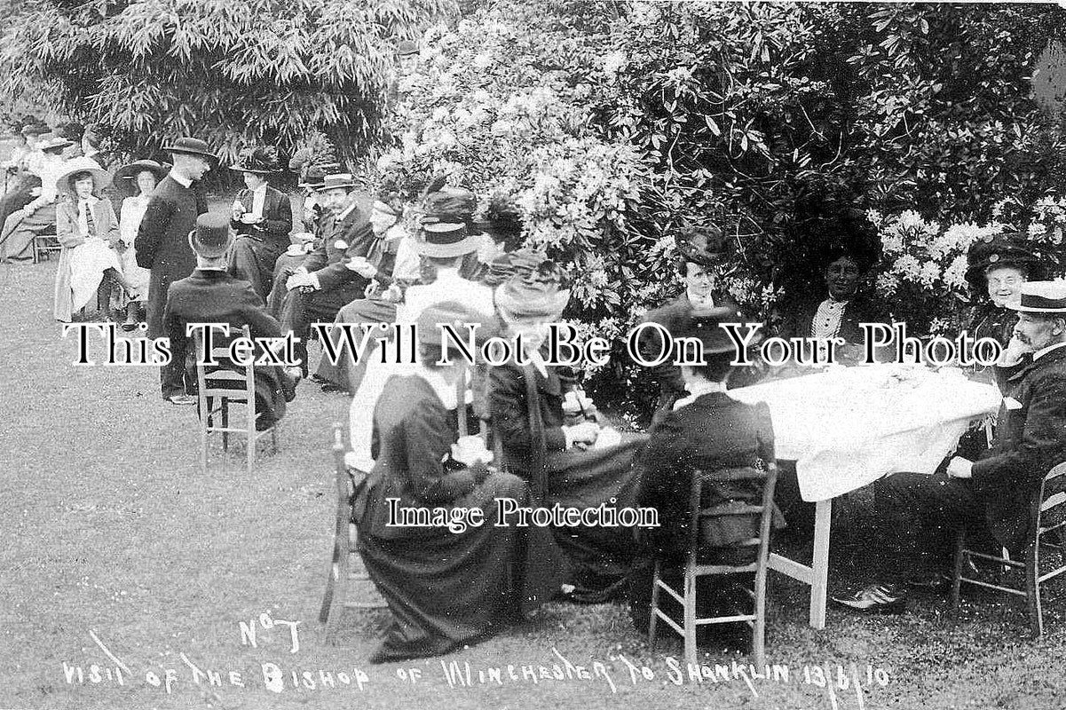 IO 29 - Visit Of The Bishop Of Winchester, Shanklin, Isle Of Wight c1910