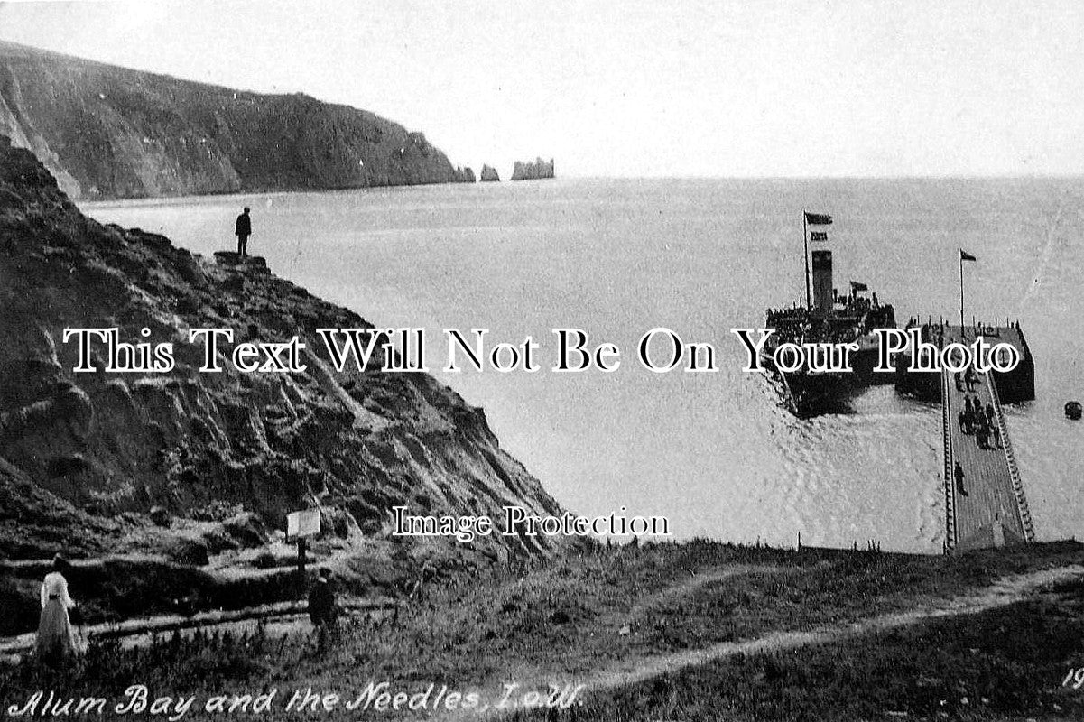 IO 3 - Alum Bay & The Needles, Isle Of Wight c1903