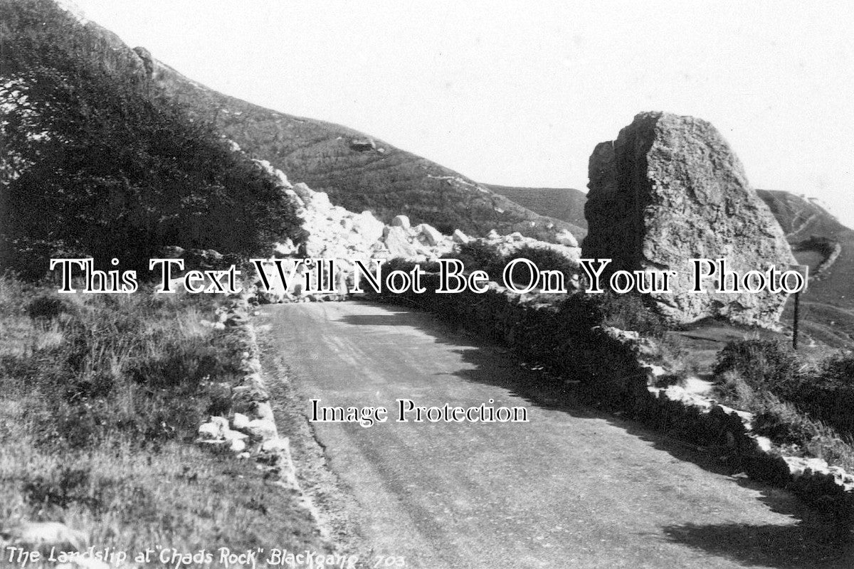 IO 362 - Fall Of Cliff & Landslip At Chads Rock, Blackgang, Isle Of Wight