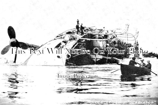 IO 368 - Wreck Of HMS Gladiator, Yarmouth, Isle Of Wight 1908