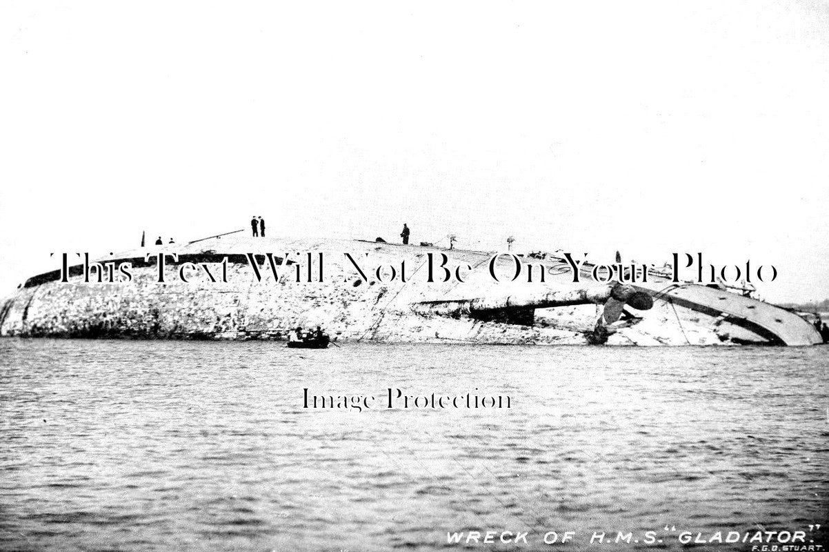 IO 369 - Wreck Of HMS Gladiator, Yarmouth, Isle Of Wight 1908