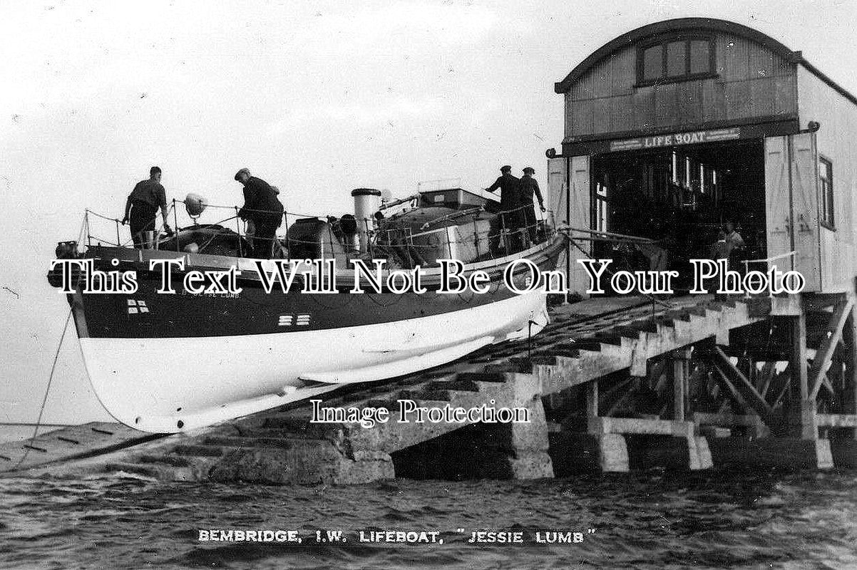 IO 39 - 'Jessie Lumb' Lifeboat On Launch, Bembridge, Isle Of Wight