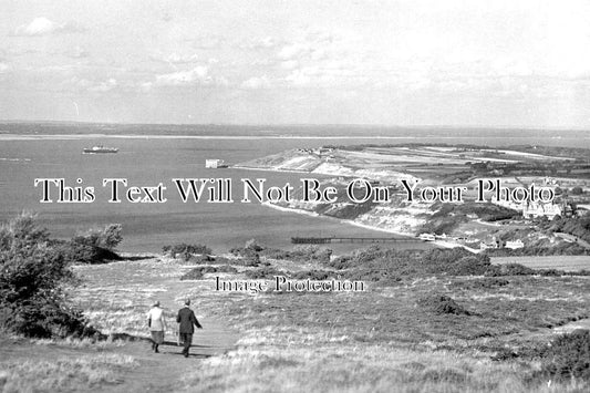 IO 399 - Totland Bay From The Warren, Isle Of Wight c1920