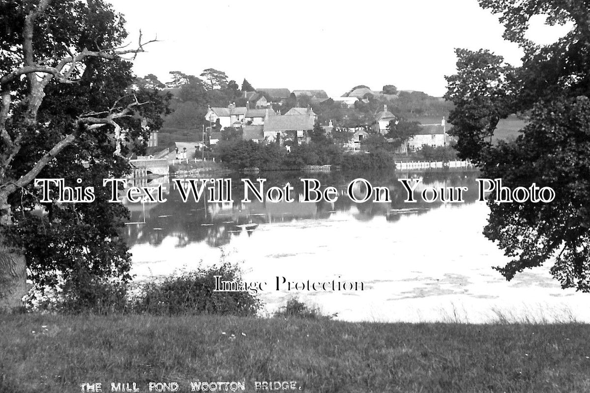 IO 405 - The Mill Pond, Wooton Bridge, Isle Of Wight c1915