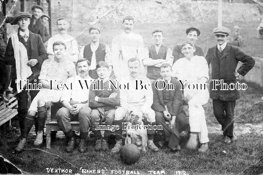 IO 410 - Bakers Football Team, Ventnor, Isle Of Wight 1912