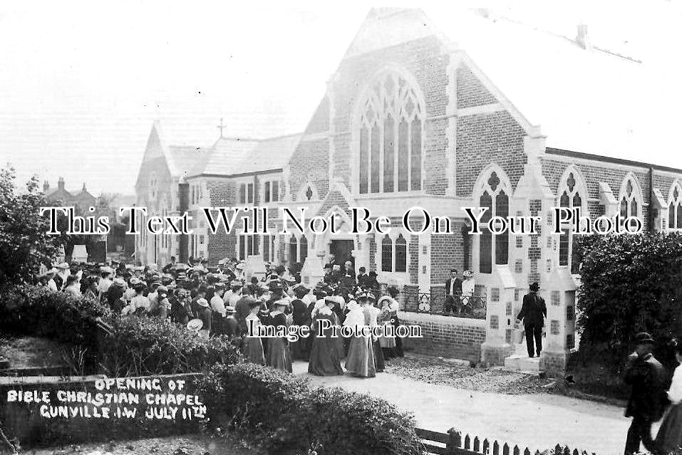 IO 431 - Opening Of Bible Christian Chapel, Gunville, Isle Of Wight 1907