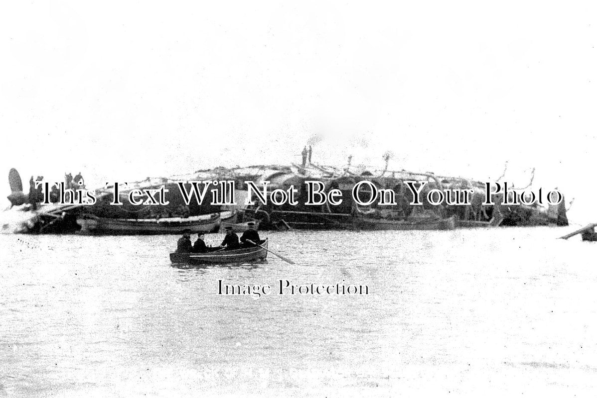 IO 432 - Wreck Of HMS Gladiator Off Yarmouth, Isle Of Wight c1908