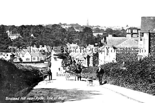 IO 435 - Binsted Hill Near Ryde, Isle Of Wight c1916