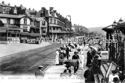 IO 471 - Entrance To The Pier & Parade, Sandown, Isle Of Wight