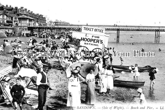 IO 486 - Beach & Pier, Sandown, Isle Of Wight