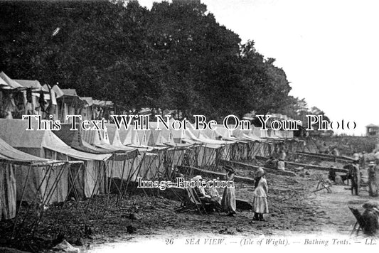 IO 492 - Bathing Tents, Sea View, Isle Of Wight