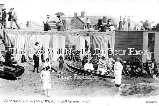 IO 496 - Bathing Tents, Freshwater, Isle Of Wight