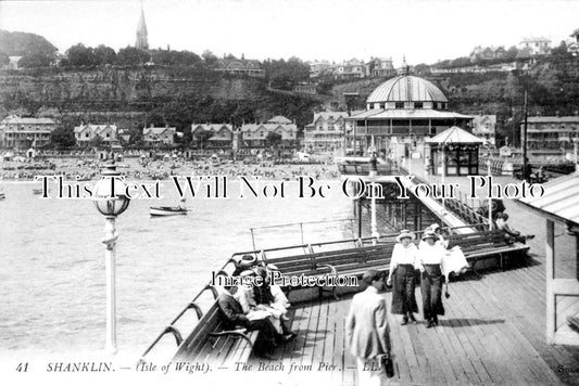 IO 519 - The Beach From Shanklin Pier, Isle Of Wight