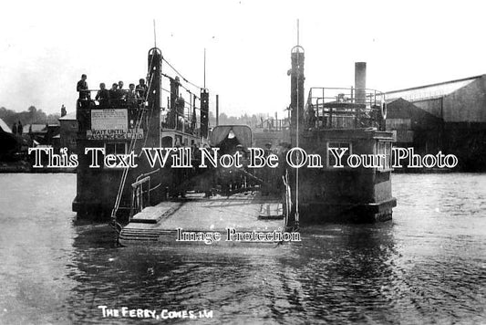 IO 528 - Floating Bridge Chain Ferry, Cowes, Isle Of Wight c1920