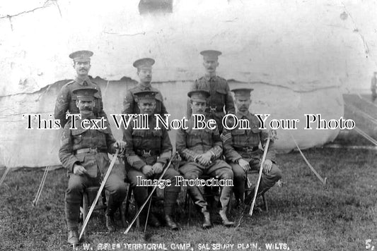 IO 570 - Isle of Wight Rifles Territorial Camp, Salisbury Plain c1911