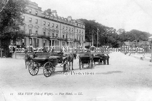 IO 6 - Pier Hotel, Sea View, Isle Of Wight c1905